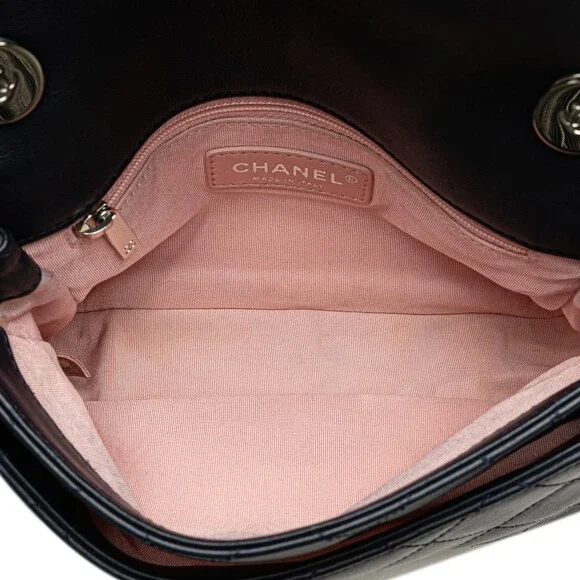 Auth Chanel Quilted Lambskin And Tweed #230522C22B - Picture 4 of 12